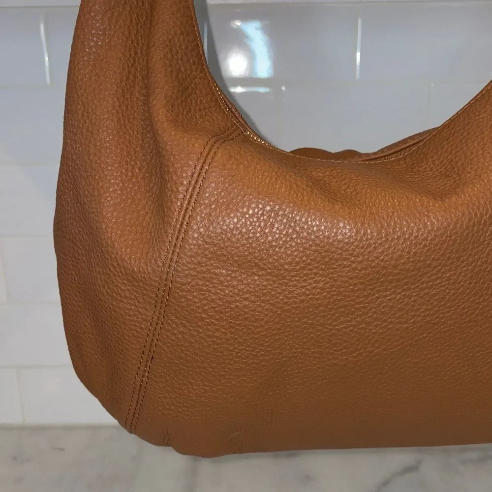 Michael Kors Bag Purse Handbag Pebbled Leather Hobo Large Shoulder Bag